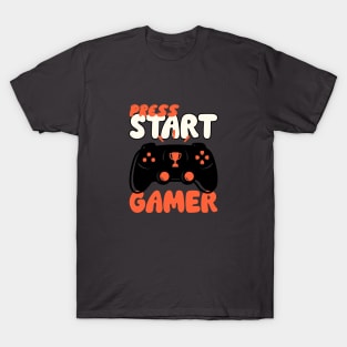 Press Start - Gamer T-Shirt